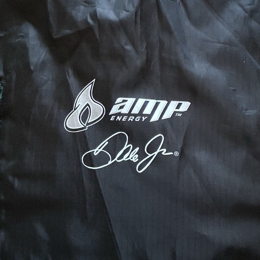Chase Authentics Dale Earnhardt Jr Windbreaker Jacket Mens Large Black Nascar - Picture 4 of 13